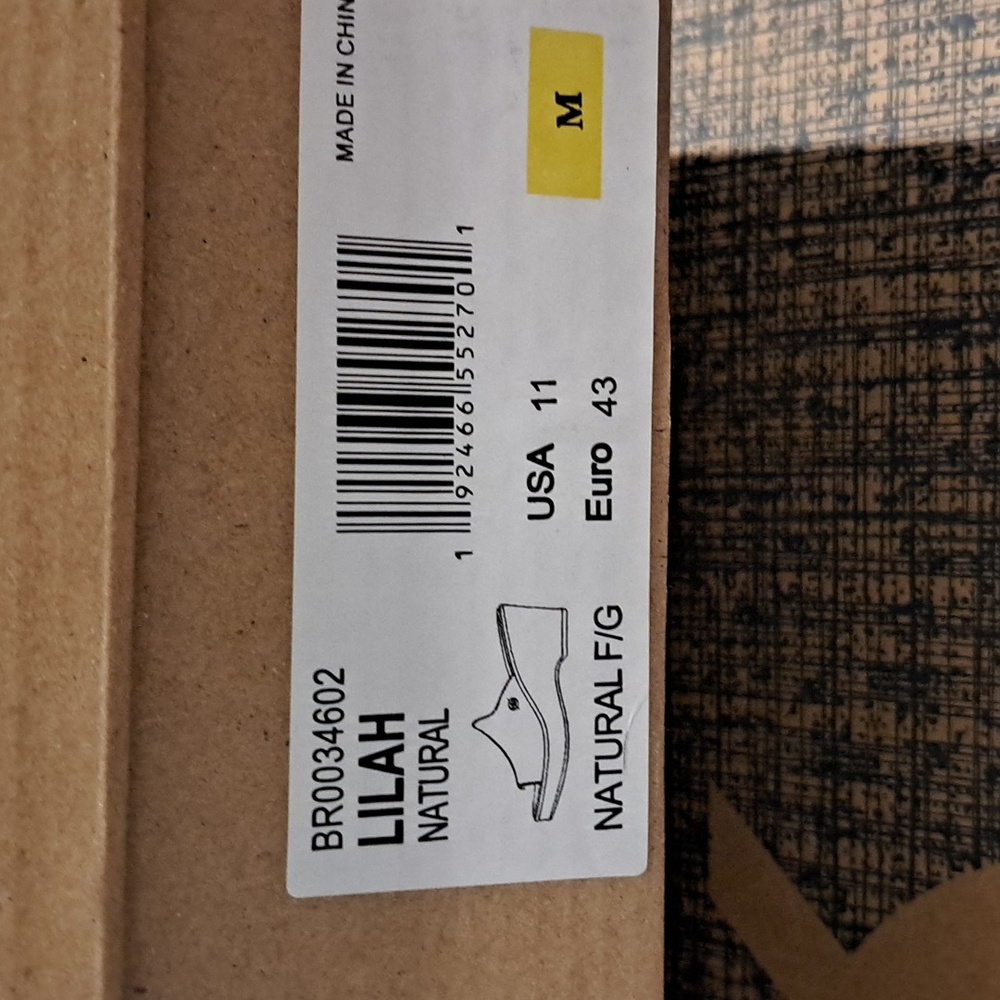 Børn Natural Lilah Leather Espadrille  Women Size 11 - Picture 8 of 8